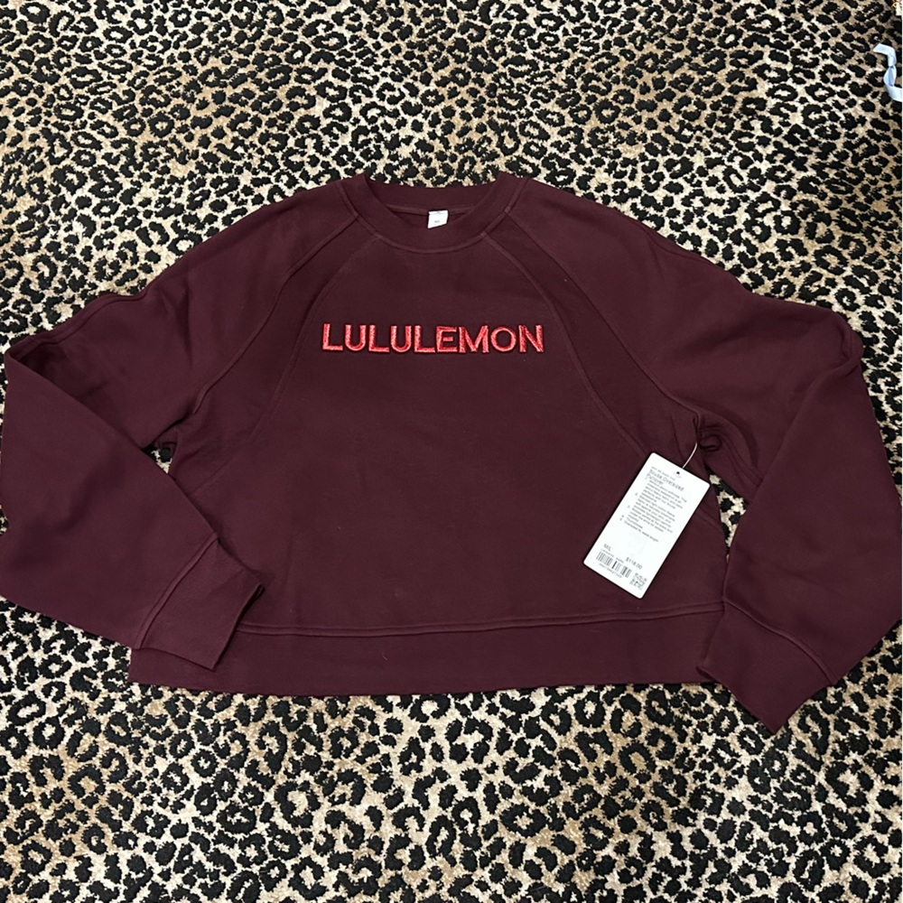 Lululemon oversized Sweatshirt - Garnet